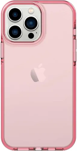 ArtsEvo Diseño transparente a prueba de golpes para iPhone 13 Pro, protección certificada contra caídas de 6.6 pies, bordes elevados que protegen la