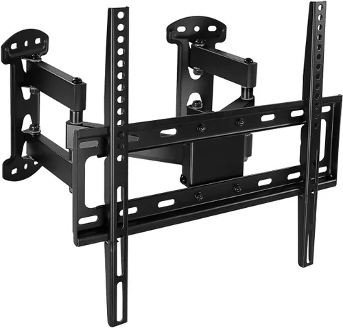 Mount-It! Soporte de pared para TV esquinero – Soporte de pared giratorio de movimiento completo diseñado para instalaciones de esquina, patrón VESA