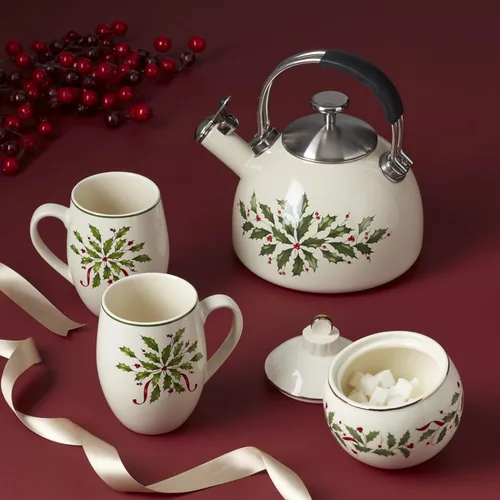 Miniatura 5 de Lenox 892561 Tetera navideña, tema navideño