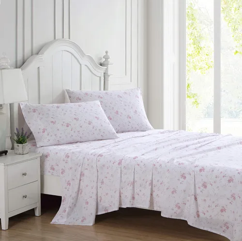 Miniatura 2 de Laura Ashley - Juego de sábanas King, sábans de cama extremadamente suaves con una sensación ligera y naturalmente sedosa de algodón satinado - Musa