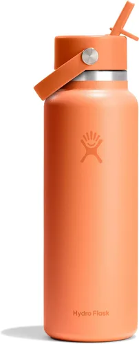Miniatura 60 de Hydro Flask Botella de agua – Acero inoxidable aislado – Tapa flexible con popote de boca ancha, antiderrames, a prueba de fugas y recargable en 32
