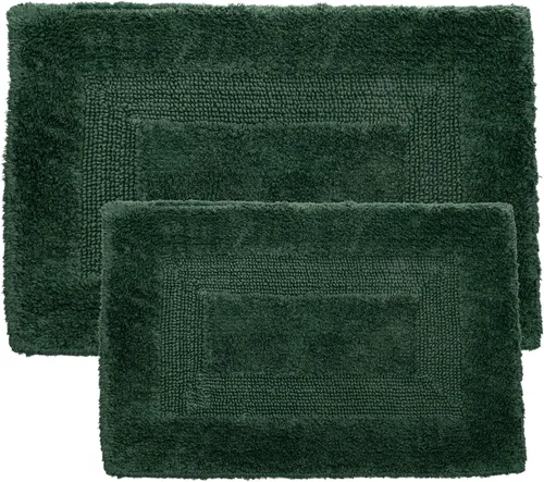 Miniatura 9 de Lavish Home Bathroom Rugs Set - 2-Piece Cotton Bathroom Mat Set, Machine Washable Standard & Large Bath Mats for Washroom, Kitchen, or Laundry Room