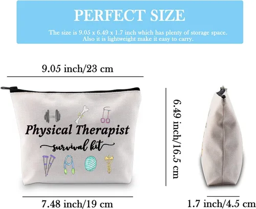 Miniatura 2 de GJTIM Physical Therapist Gift PT Apreciation Thank You Gift Physical Therapist Survival Kit Bolsa de maquillaje