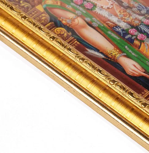 Miniatura 2 de Foto hindú Lord Ram Darbar para colgar cuadro religioso con marco