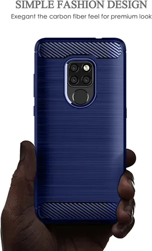 Miniatura 5 de Asuwish Funda de teléfono para Huawei Mate 20 con protector de pantalla de vidrio templado y accesorios para celda, TPU suave, protección de cuerpo