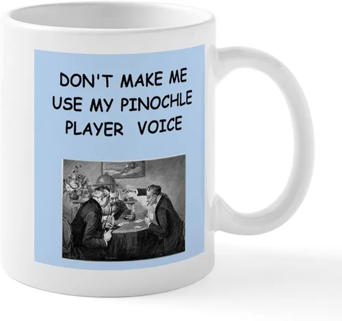Miniatura 58 de CafePress Euchre Champ Mugs Taza de café de cerámica de 11 oz (11.0 fl oz)
