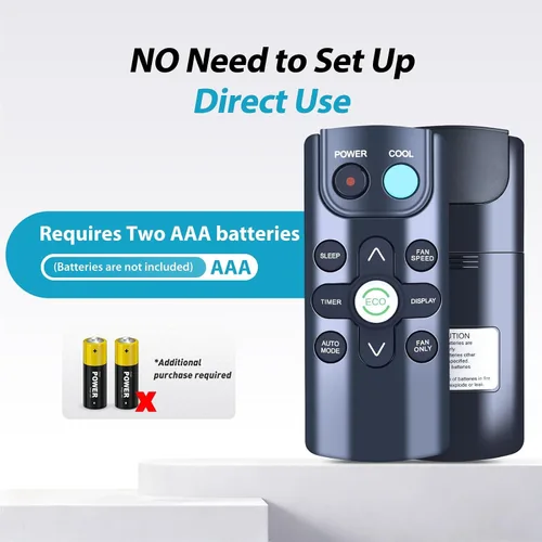 Miniatura 7 de ZWP 210901707 Control remoto de repuesto para aire acondicionado de ventana TCL W5W31-B W5W3M-B W5W3M-3 W6W32-B W8W91-B W10W91-B TAW05CRB19