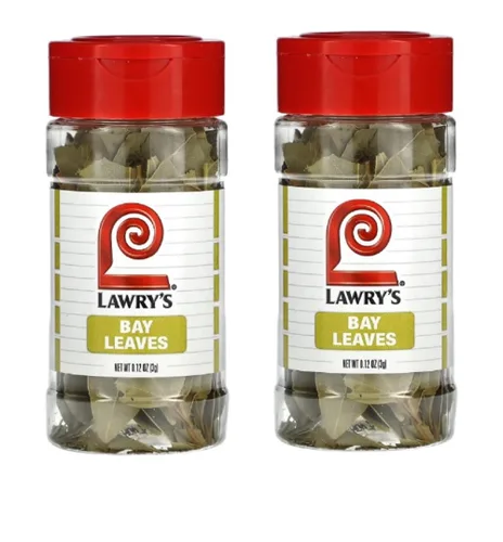 Lawry's Condimentos y frotaciones - 2 botellas (hojas de laurel 0.12oz)