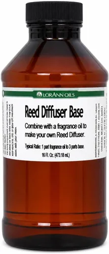 LorAnn Oils Base difusora de varillas sin perfume | Recambio de base de difusor de varillas para bricolaje, fragancia para el hogar y el automóvil,