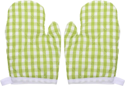 Miniatura 14 de Guantes de cocina para niños, 2 unidades, guantes antiquemaduras, guantes para horno de microondas, guantes de cocina para niños pequeños, seguros
