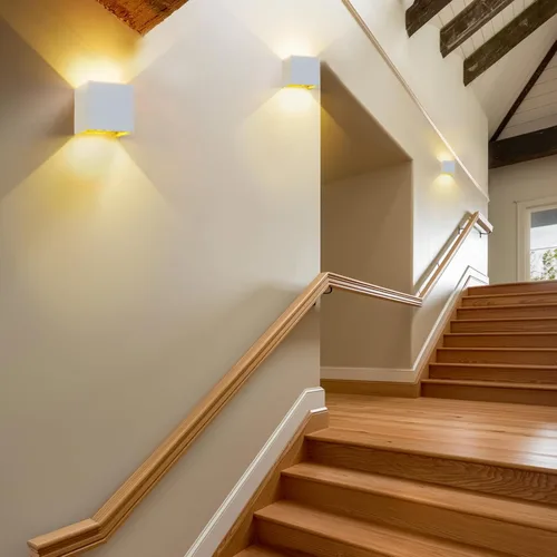 Miniatura 5 de Kawell Aplique de pared LED moderno de 12 W, ángulo de haz ajustable, impermeable, IP65, luz de pared de aluminio para interiores y exteriores