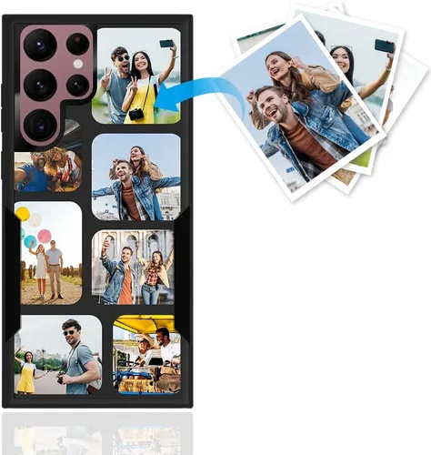 Miniatura 45 de Funda protectora personalizada para Samsung Galaxy S22 Ultra 5G (versión 2022), funda protectora de doble capa resistente con múltiples fotos, a