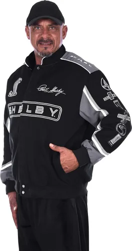 Miniatura 3 de JH DESIGN GROUP Shelby Logo Embroidered Sarga Jacket - Chaqueta de invierno de algodón para hombre