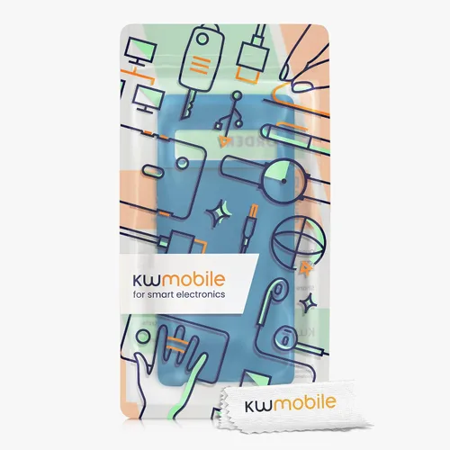 Miniatura 348 de kwmobile Funda Compatible con Google Pixel 6 Pro - Funda de teléfono de silicona TPU con acabado suave - Azul Arrecife