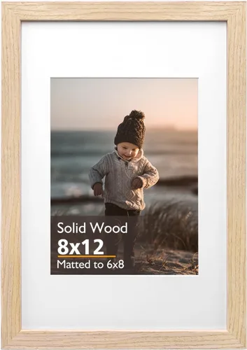 Miniatura 176 de KINLINK 3.5x5 Picture Frame, Ash Black Solid Wood Frame with Plexiglass for Table Top and Wall Mounting, Photo Frame for Horizontal or Vertical