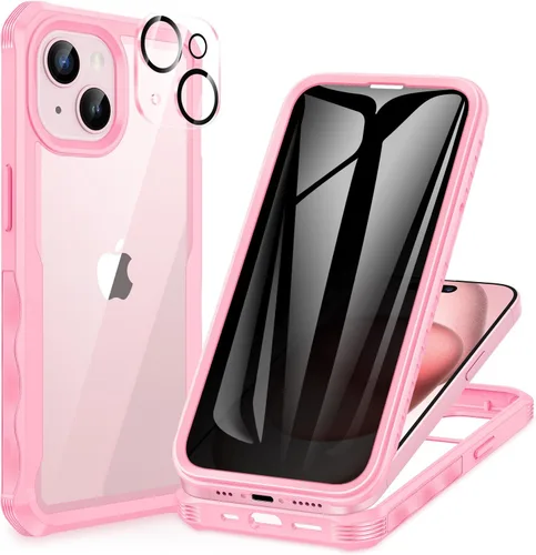 Miniatura 102 de CENHUFO Funda de privacidad para iPhone 11 Pro, funda de cuerpo completo con protector de pantalla de privacidad de vidrio templado 9H integrado