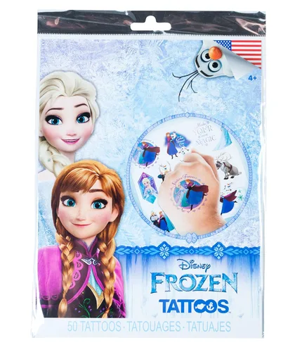 Savvi Tatuajes temporales de Disney, juego de 50, Frozen de Disney