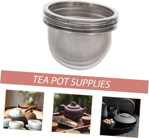 Miniatura 4 de Colador de malla 4 unids Tetera Colador Filtros de café Colador de té Premium Acero inoxidable Taza Taza Tetera de acero inoxidable