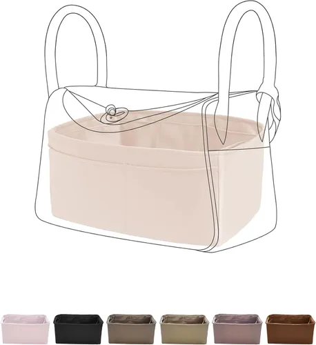 DGAZ Organizador de bolso, organizador de bolsas de seda, bolso de lujo y moldeador de bolsas para bolsas Lindy 19263034 (Craie, LD26)