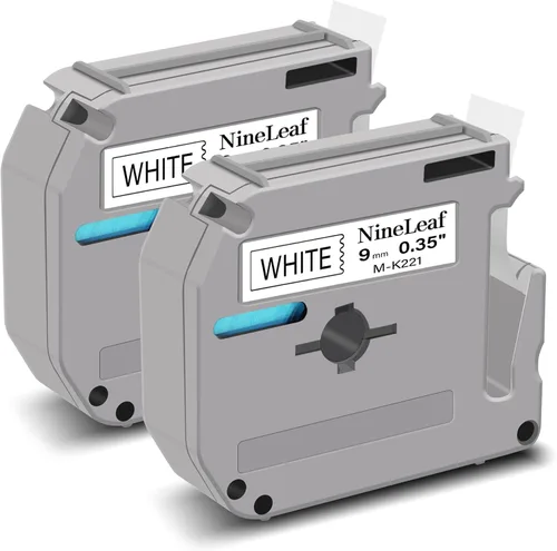 Miniatura 22 de NineLeaf Cinta de etiquetas de repuesto compatible para Brother P-Touch M-Tape M521 MK521 M-K521 funciona con Ptouch PT-M95 PT-90 PT70 PT-65 PT85
