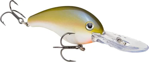 Miniatura 18 de Strike King Pro Model 5XD Señuelo de pesca, crankbait de buceo profundo, pico curvado único, cámaras de sonajero flotantes, 5/8 onzas, inmersiones a