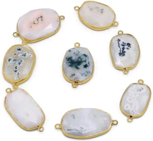 Miniatura 80 de ZOSOJONA - Pulseras bohemias hechas a mano de piedra natural, que dan vuelta, con cuentas de cristal de turquesa