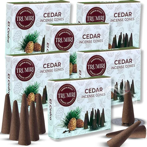 Miniatura 32 de TRUMIRI Incienso ámbar – Paquete de 20 conos (2 x 10) – Incienso de cono perfumado