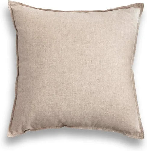 Miniatura 20 de Jeanerlor - Funda de cojín sólida de lino y algodón para decoración, de 18x18 pulgadas, funda de almohada especial para sofá, cama, silla
