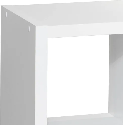 Miniatura 7 de Estantería para libros de 8 cubos, organizador de almacenamiento de cubos de nogal, estantería abierta para aula, sala de juegos para niños, rincón