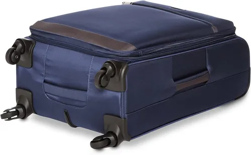 Miniatura 6 de Tienda Basics Maleta de equipaje giratoria de mano Softside con ruedas, Azul marino, 30 pulgadas