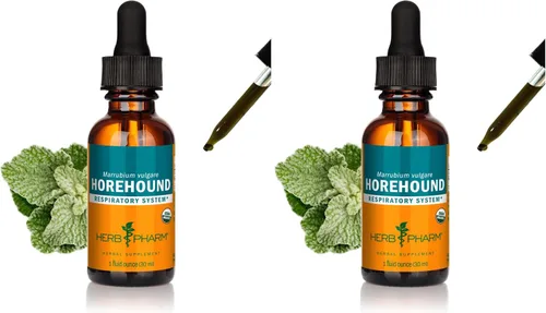 Miniatura 10 de Herb Pharm Gotas de extracto líquido Horehound para soporte del sistema respiratorio, 1 onza