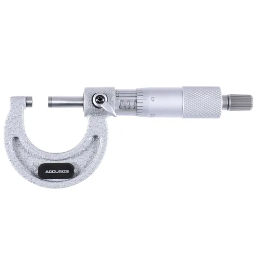 Miniatura 2 de Accusize Industrial Tools Micrómetro de exterior de ultra precisión 0 - 1 pulgada x 0.0001 pulgada, Eg00-0001 0-1", Ultra-Precision, Carbide
