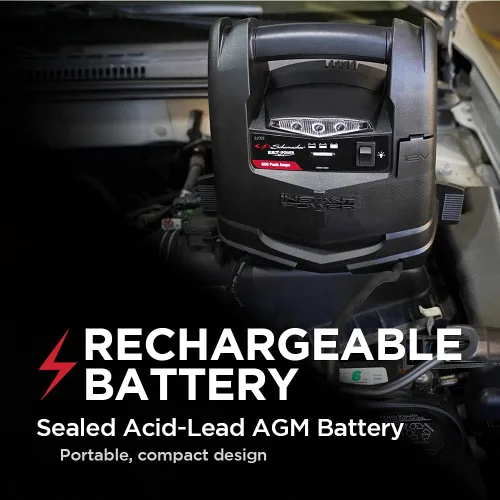 Miniatura 6 de Schumacher Electric - Arrancador de batería de coche de 600 A y estación de energía portátil, solución 3 en 1, salida de CC de 12 V