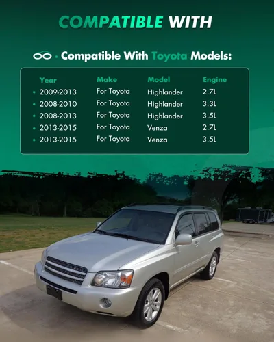 Miniatura 4 de SCITOO Conjunto de Amortiguadores Completo Trasero con Resorte y Muelles Compatible con Toyota Highlander 2008-2013 y Toyota Venza 2013-2015 172485