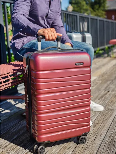 Miniatura 5 de Samsonite Evolve Se Hardside Equipaje expandible con ruedas giratorias dobles, Matt Burgundy, Evolve Se Hardside - Equipaje expandible con ruedas