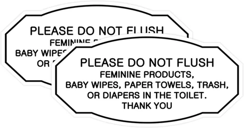 Miniatura 27 de Signs ByLITA Letrero de etiqueta victoriana Please Do Not Flush (Lt Gray), pequeño, 1 paquete Gris claro
