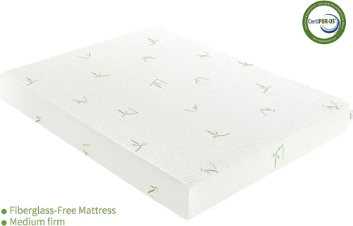 Miniatura 6 de Colchón individual de espuma viscoelástica de 8 pulgadas con funda de bambú transpirable, colchón de gel de firmeza media para litera, cama nido