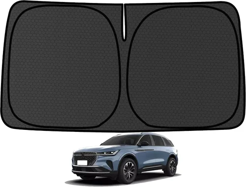 Miniatura 94 de Civic - Parasol para parabrisas Honda Civic 2022-2024 2025 (no para Honda 2022 Sport), visera frontal gruesa plegable 1:1, mantiene tu automóvil más