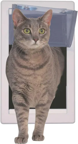 Miniatura 3 de IDEAL PET PRODUCTS SINCE 1979 Perfect Pet - Puerta suave para gatos con marco telescópico, tamaño mediano, 7 x 11.25 pulgadas