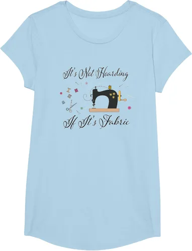 Miniatura 21 de It's Not Hoarding If Its - Camiseta de costura para acolchado, Blanco, S