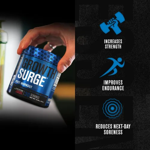 Miniatura 4 de Jacked Factory Growth Surge Creatine Post Workout con L-Carnitina - Creador muscular diario y suplemento de recuperación con monohidrato