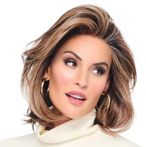 Miniatura 17 de Raquel Welch Flying Solo - Peluca de página para niño, 100% atada a mano por ropa de pelo, gorra pequeña promedio, RL4/10SS Iced Java Java helado