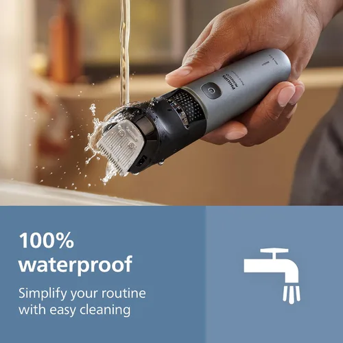 Miniatura 8 de Norelco Philips Recortador de barba Serie 7000, recortador 100% impermeable para hombres, 40 configuraciones de longitud de cabello, adaptabilidad