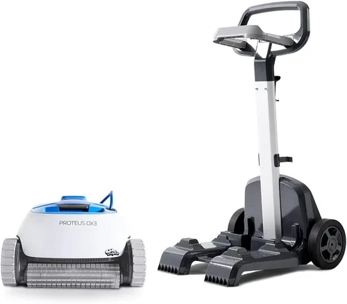 Miniatura 13 de Dolphin Proteus DX1 - Aspiradora robótica automática para piscinas, cepillo de limpieza activo, acceso a filtros de carga superior, ideal