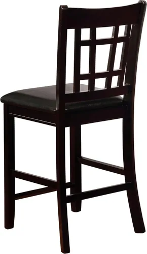 Miniatura 8 de Coaster Home Furnishings LAVON - Sillas tapizadas de madera para mostrador - respaldo de celosía, asientos acolchados - Comedor y cocina - Juego