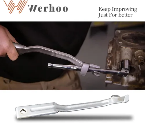 Miniatura 6 de Werhoo Barra de herramientas extensora de llave con imán - Extensión de llave con orificio de 1/2 pulgada, para mecánicos, comerciantes de garaje