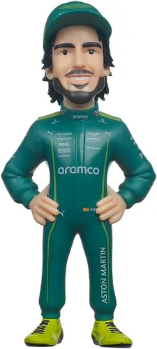 Miniatura 3 de MINIX Fernando Alonso Modelo – Figura de acción coleccionable de 4.7 in Rango de iconos deportivos Fórmula 1 para fans