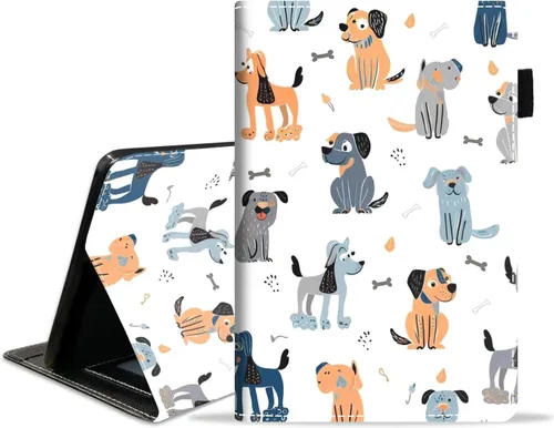 Miniatura 19 de Funda para tablet Amazon Kindle Fire HD 10 de 10.1" (9ª/7ª generación, versión 2019/2017) – Funda de piel sintética con función de encendido