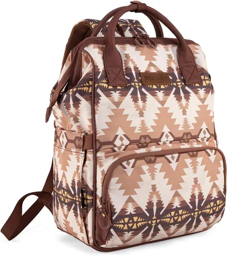 Miniatura 22 de Wrangler - Mochila Azteca Organizada, Mochila de Día, Bolsa de Viaje para Bebé con Correa para Silla de Paseo y Bolsillos Laterales para Botellas