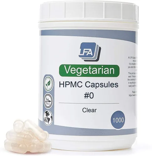 Miniatura 9 de Cápsulas vacías de tamaño 0 – HPMC vegano – 120 cápsulas vegetarianas vacías – 0 cápsulas de píldoras vegetales rellenables unidas – Cápsulas